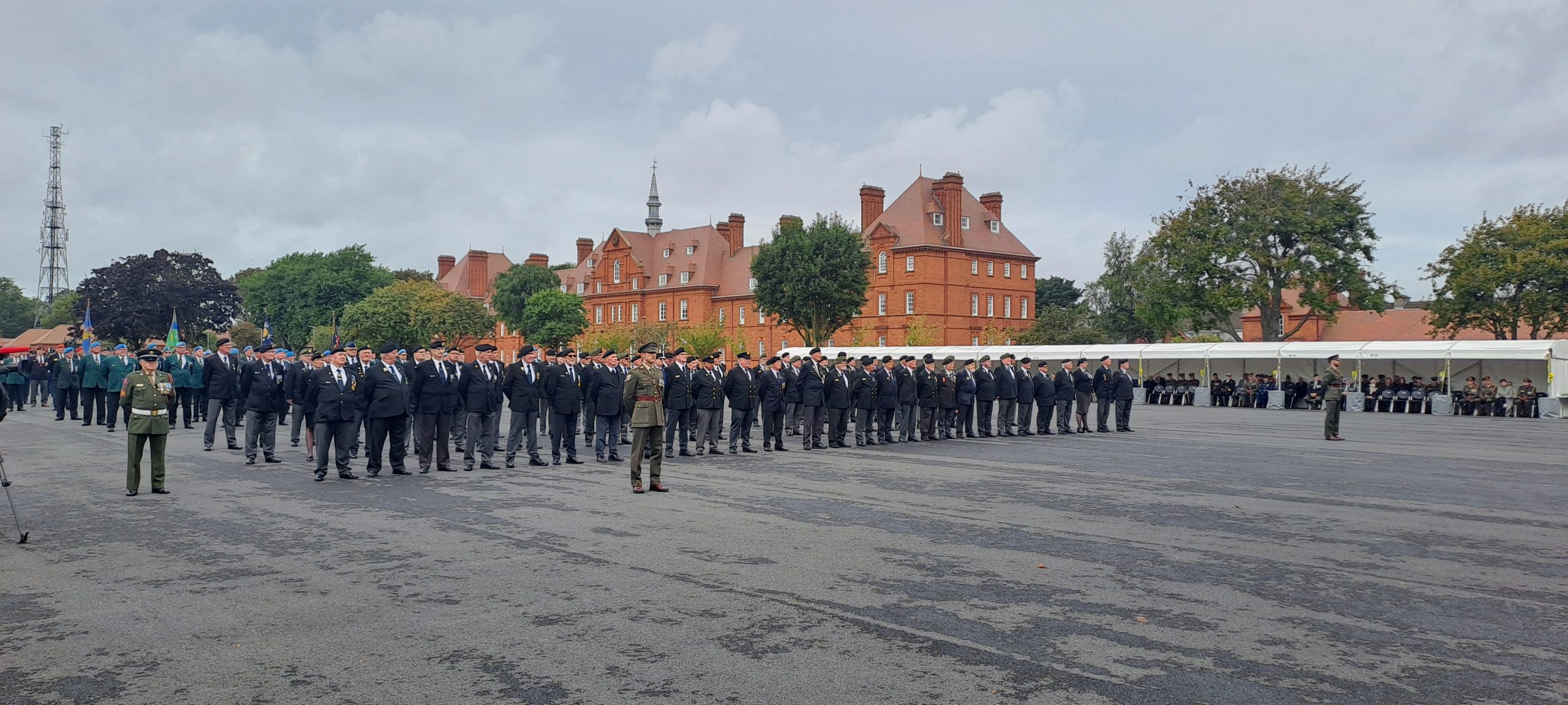 Defence Forces' Veterans' parade at McKee Barracks for Veterans' Day 2026